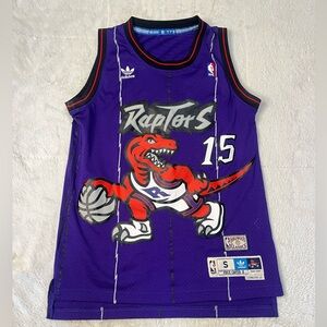 Adidas NBA Hardwood Classics Toronto Raptors Vince Carter Jersey Men’s S +2 Vtg